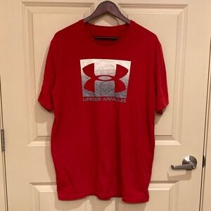 Under Armour Red Short Sleeve Tee